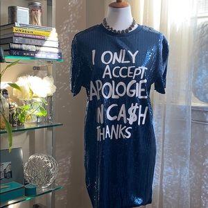 Zara I Only Accept Apologies In Ca$h Thanks Dress